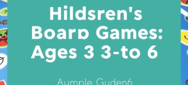 Детские настольные игры: от 3 до 6 лет — что выбрать