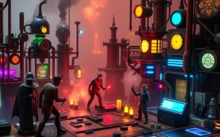 Настольные игры в стиле стимпанк и киберпанк: атмосферные варианты