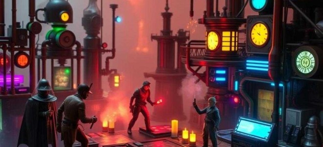 Настольные игры в стиле стимпанк и киберпанк: атмосферные варианты